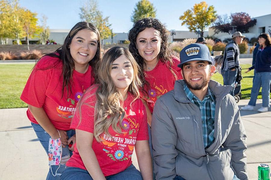 Four San Juan College Students Smiling